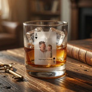 Vaso de Whiskey Personalizado para Abuelo Foto P