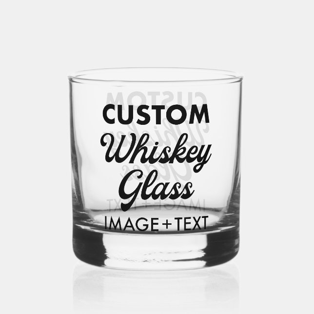 Vaso De Whiskey Personalizado Personalizado Whiskey Glass 12oz. (Anverso)