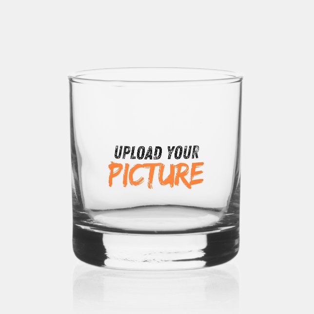 Vaso De Whiskey Personalizado Photo Whiskey Glass (Anverso)