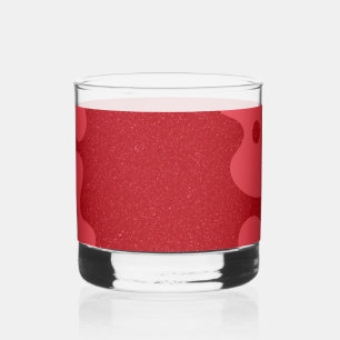 Vaso De Whiskey Personalizado Tomate Red Bubble Rocks Glass