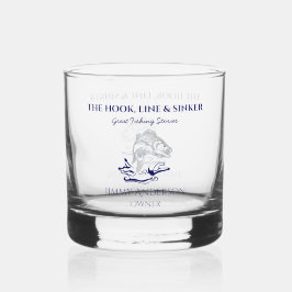 Vaso De Whiskey Pesca Pescador Pescador Drinkware Rocks