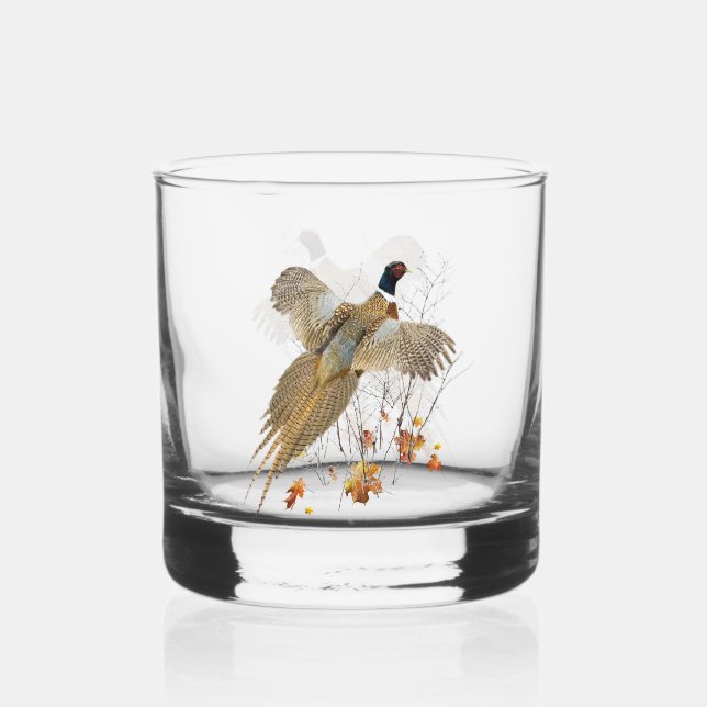 Vaso De Whiskey Pheasantes para siempre (Anverso)