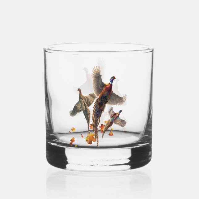 Vaso De Whiskey Pheasantes para siempre (Anverso)