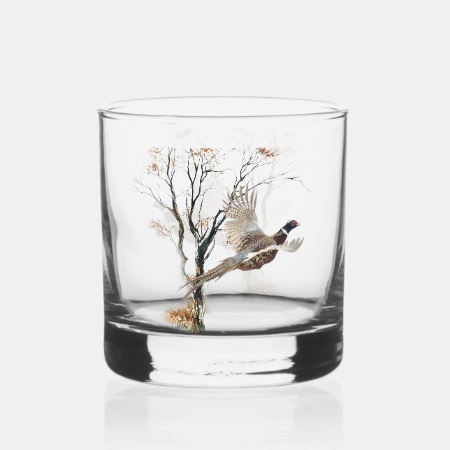Vaso De Whiskey Pheasantes para siempre (Anverso)