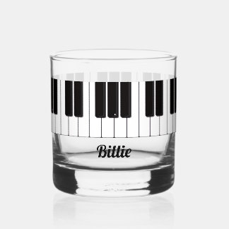 Vaso De Whiskey Piano Player Personalised