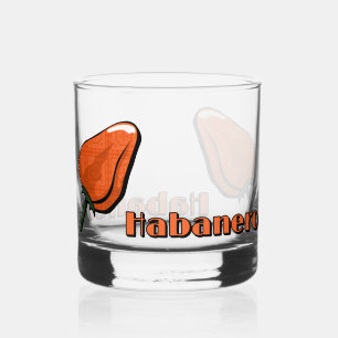 Vaso De Whiskey Pimiento chile habanero