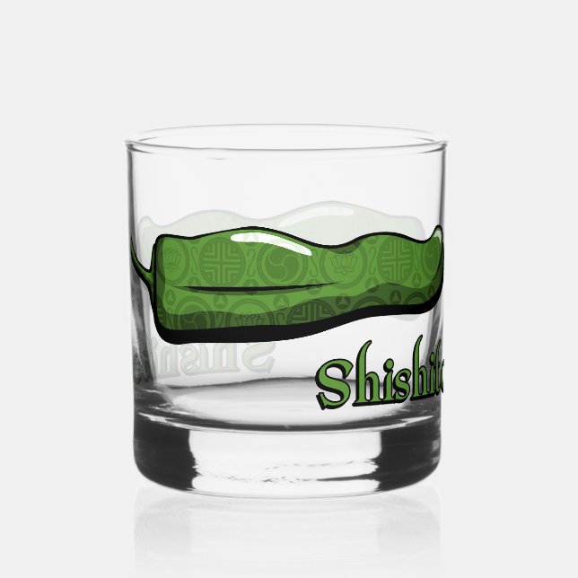 Vaso De Whiskey Pimiento Chili Shishito (Anverso)