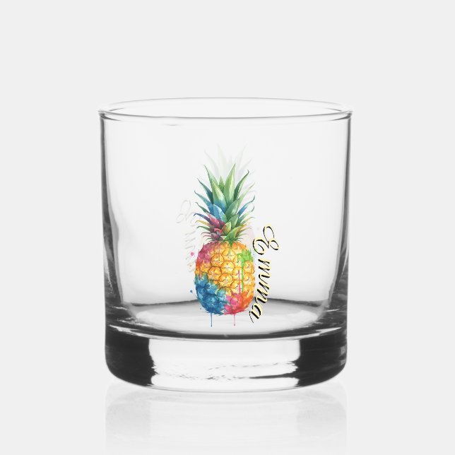 Vaso De Whiskey Piña (Anverso)