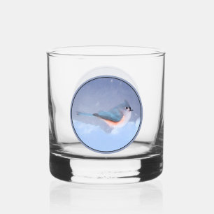 Vaso De Whiskey Pintura de Carbonero Crestado - Arte Original de A