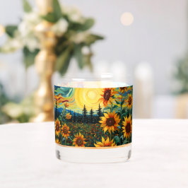 Vaso De Whiskey Pintura de girasoles de Van Gogh