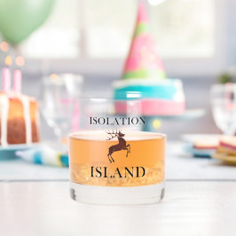 Vaso De Whiskey Pista de la Isla de Aislamiento