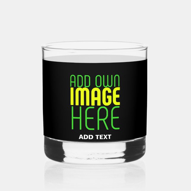 VASO DE WHISKEY PLANTILLA DE TEXTO DE IMAGEN NEGRA SENCILLA EDITAB (Anverso)
