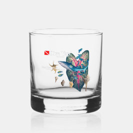 Vaso De Whiskey Playa Tropical