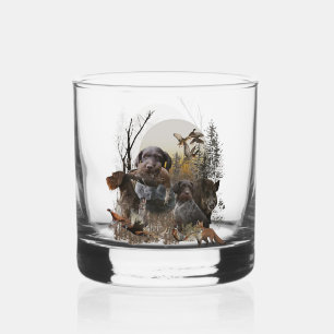 Vaso De Whiskey Pointer alemán de pelo duro