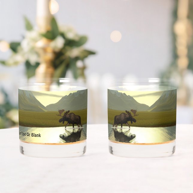 Vaso De Whiskey Por la tarde Moose (Insitu (Boda))