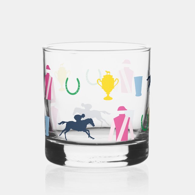 Vaso De Whiskey Preppy Derby Icons (Anverso)