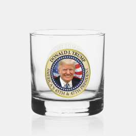 Vaso De Whiskey Presidente Donald Trump 47º presidente 2024 Foto