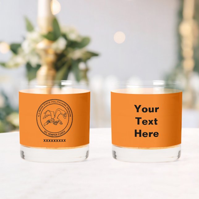 Vaso De Whiskey Prisión de políticos estatales de Illinois (Insitu (Boda))