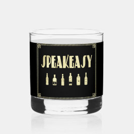 Vaso De Whiskey Prohibición del Art Deco de los 20