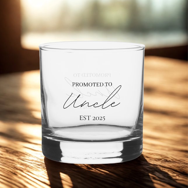 Vaso De Whiskey Promocionado al tío EST | Uncle Gift (Subido por el creador)