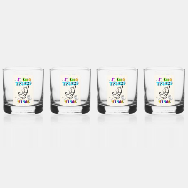 Vaso De Whiskey Puedo Congelar El Tiempo (Anverso)