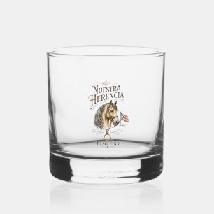 Vaso De Whiskey Puerto Rico Paso Fino – Nuestra Herencia