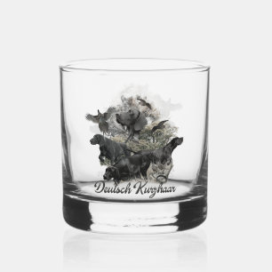 Vaso De Whiskey Puntero de Shorthairo alemán