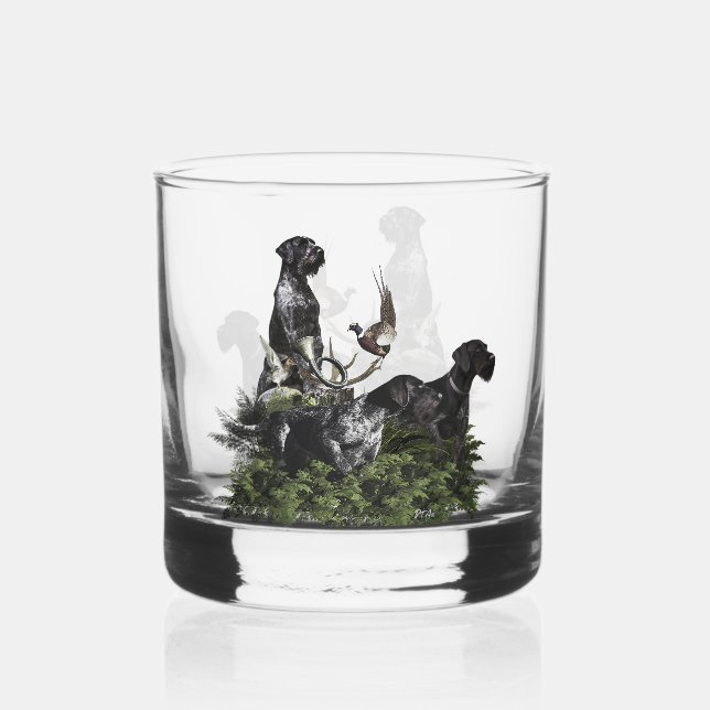 Vaso De Whiskey Puntero inalámbrico alemán (Anverso)