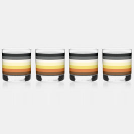Vaso De Whiskey Rayas Orgullo de Oso
