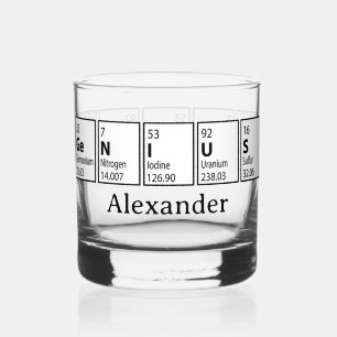 Vaso De Whiskey Regalo de graduación de tabla periódica genial