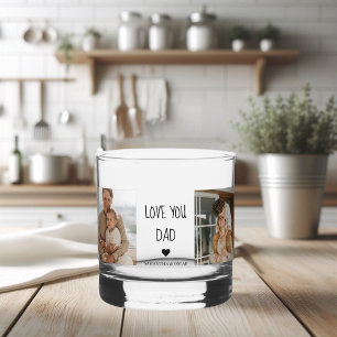 Vaso De Whiskey Regalo de moderna foto de grupo y de amor para tu 