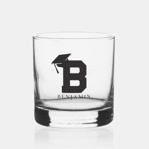 Vaso De Whiskey Regalo de Personalizado Minimalista de tapón de gr
