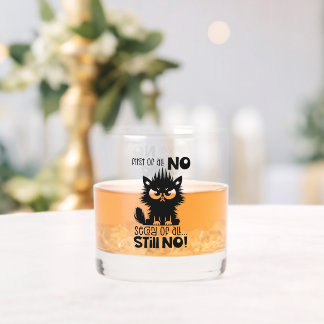 Vaso De Whiskey Regalo para amantes de gatos divertido ante todo