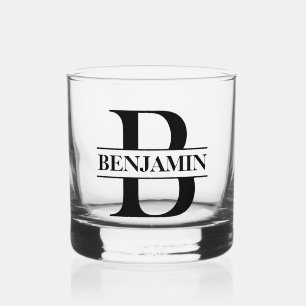 Vaso De Whiskey Regalo personalizado de Personalizado de nombres B