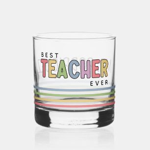 Vaso De Whiskey Regalos de Agradecimiento para Maestros con Nombre