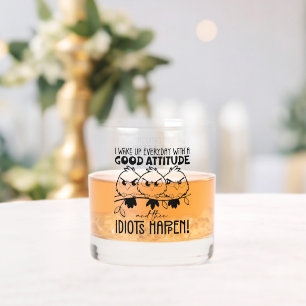 Vaso De Whiskey Regalos de citas divertidas de pájaros para idiota