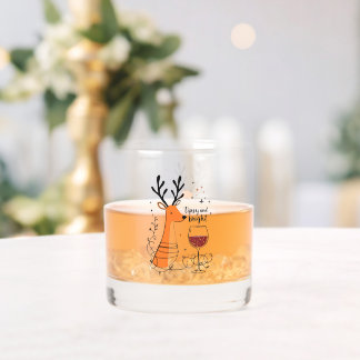 Vaso De Whiskey Reno Borracho y Brillante