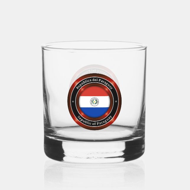 Vaso De Whiskey Republic of Paraguay (Anverso)