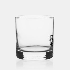 Vaso De Whiskey Resumen de cristal de Whiskey Art Black White Gold