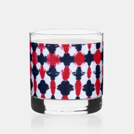 Vaso De Whiskey Resumen Glass Red Black Modern Rock