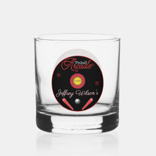 Vaso De Whiskey Rocas Pinball Arcade Drinkware