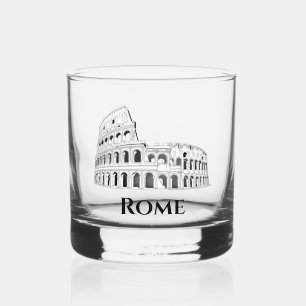 Vaso De Whiskey Roma Italia Colosseo italiano