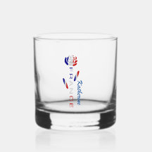 Rosa de bandera francesa personalizado