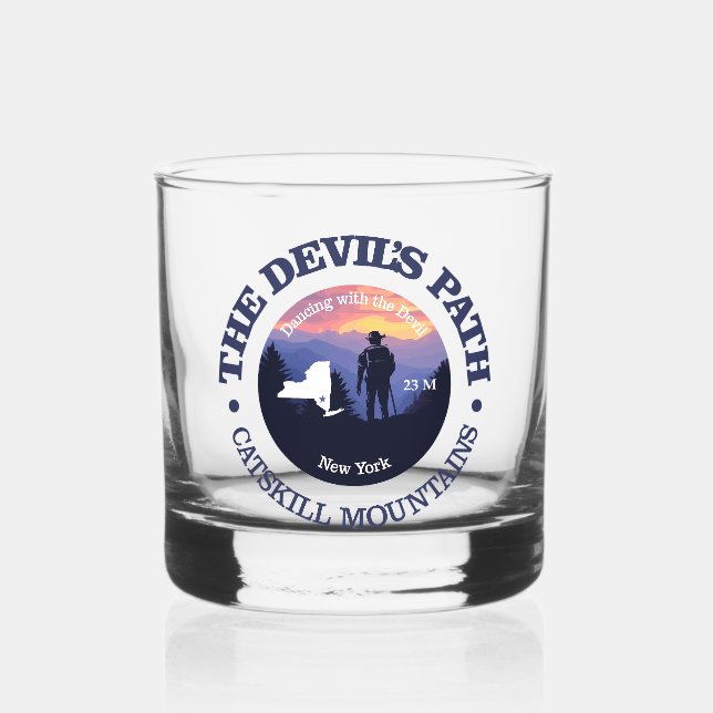 Vaso De Whiskey Ruta de los demonios (rd2) (Anverso)