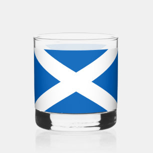 Vaso De Whiskey Saltire ~ Bandera de Escocia