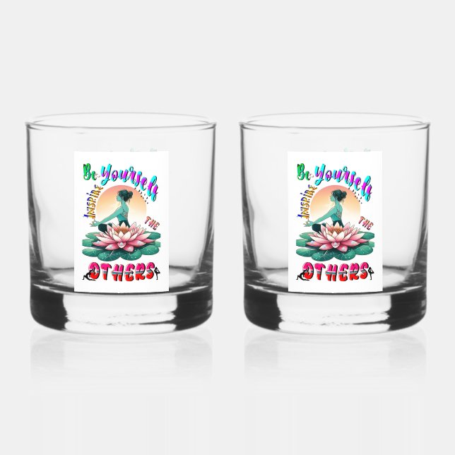 Vaso De Whiskey Sé Que Inspiras A Los Demás (Anverso)