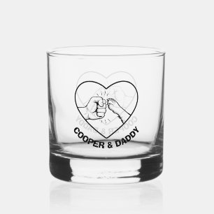 Vaso De Whiskey Sencillo escaparate negro perro y papa