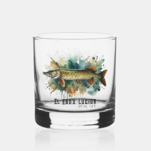 Vaso De Whiskey Serie de Acuarela: Lucio