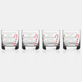 Vaso De Whiskey Set de barware blanco ruso de menta