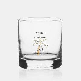 Vaso De Whiskey Shakespeare Summer Quote Decor For Home